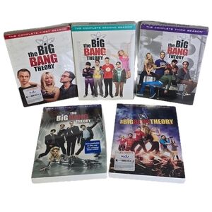 NEW The Big Bang Theory TV Show Seasons 1-5 DVD Brand New Sealed Lot Of 5 DVDs